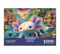 Axolotl FantasyBreathtaking Jigsaw Puzzles for Adults A 1000-Piece (Advanced) Assortment of Impossible, Hard, And Difficult Challenging Puzzle Educational Games for Women And Men - A Thrilling Endeav