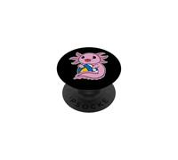 Axolotl gioca a Pallavolo PopSockets PopGrip Adesivo