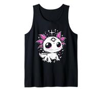 Axolotl Gotico Kawaii Teschio Pastel Goth Design Canotta