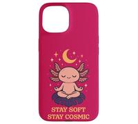 Axolotl in meditazione Magia kawaii e anima tranquilla Custodia per iPhone 15