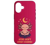 Axolotl in meditazione Magia kawaii e anima tranquilla Custodia per iPhone 16