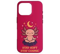 Axolotl in meditazione Magia kawaii e anima tranquilla Custodia per iPhone 16 Pro