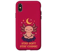 Axolotl in meditazione Magia kawaii e anima tranquilla Custodia per iPhone X/XS