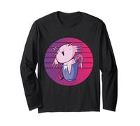 Axolotl in Un Secchio Divertente Axolotl Carino e Rilassante Maglia a Manica