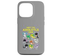 Axolotl Kawaii Meet The Axolotl Crew Axolotl Animals Custodia per iPhone 13 Pro