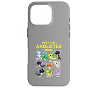 Axolotl Kawaii Meet The Axolotl Crew Axolotl Animals Custodia per iPhone 16 Pro
