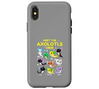 Axolotl Kawaii Meet The Axolotl Crew Axolotl Animals Custodia per iPhone X/XS