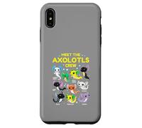 Axolotl Kawaii Meet The Axolotl Crew Axolotl Animals Custodia per iPhone XS Max