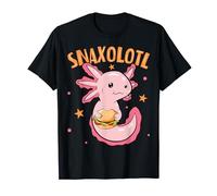 Axolotl Lover - Snaxolotl Snacks Lover Men Women Axolotl Pun Maglietta