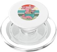 Axolotl mangia Ramen Anime Kawaii che mangia tagliatelle PopSockets PopGrip per MagSafe