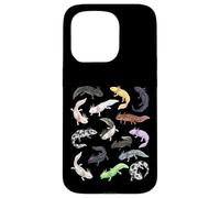 Axolotl Morphs Tipi di Axolotls Scienza Estetica Biologia Custodia per iPhone 15 Pro
