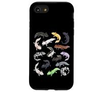 Axolotl Morphs Tipi di Axolotls Scienza Estetica Biologia Custodia per iPhone SE (2020) / 7/8