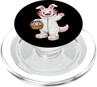 Axolotl nei panni del coniglietto pasquale divertente e carino per ragazzi e bambine PopSockets PopGrip per MagSafe