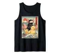 Axolotl Ninja Giappone Vintage Giapponese Ukiyo-e Art Canotta