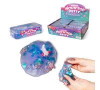 Axolotl Pick N Pop Putty - Morbido giocattolo sensoriale con simpatici personaggi Axolotl in vasca, divertente sollievo dallo stress per bambini e adulti dai 5 anni in su