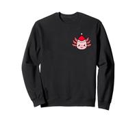 Axolotl Pixelated Christmas - Divertente Natale Axolotl Felpa