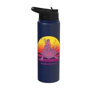 Axolotl Poseidone Tridente simbolo del dio greco della Stainless Steel Insulated Water Bottle