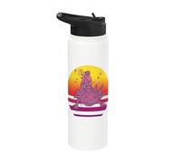 Axolotl Poseidone Tridente simbolo del dio greco della Stainless Steel Insulated Water Bottle