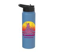 Axolotl Poseidone Tridente simbolo del dio greco della Stainless Steel Insulated Water Bottle