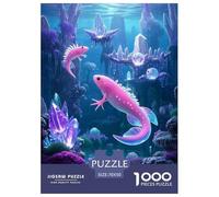 Axolotl Puzzle 1000 Pezzi Classico Per Adulti E Bambini Dai 12 Anni,animal, Gioco Di Famiglia, Idea Regalo Per Lei O Lui Per Uomini E Donne 70x50cm/1000pcs