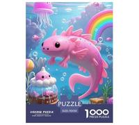 Axolotl Puzzle 1000 Pezzi Fun Per Adulti,animal, Gioco Di Famiglia, Regalo Creativo Per Il Relax Per Uomini E Donne 70x50cm/1000pcs