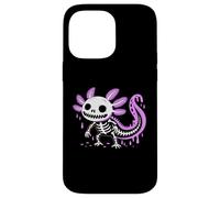 Axolotl Skeleton Drip Halloween Costume Kids Spooky Season Custodia per iPhone 14 Pro Max