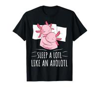 Axolotl Sleep A Lotl Like An Axolotl - Maglietta da notte Maglietta