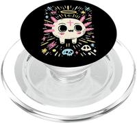 Axolotl Teschio Kawaii Arte Gotica Pastello PopSockets PopGrip per MagSafe