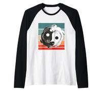 Axolotl Yin-Yang Balance Harmony Contrast Duality Peace Maglia con Maniche Raglan