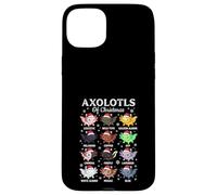 Axolotls of Christmas Carino Natale Kawaii 2025 Custodia per iPhone 15 Plus