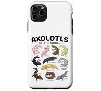 Axolotls of The World Axolotl Morphs Chart Ragazzi Ragazze Bambini Custodia per iPhone 11 Pro Max