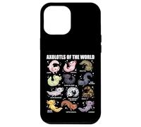 Axolotls of The World Kawaii Axolotl Morphs Chart Ragazzi Ragazze Custodia per iPhone 12 Pro Max