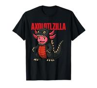Axolotlzilla Cute Axolotl Halloween Costume Boys Girls Kids Maglietta