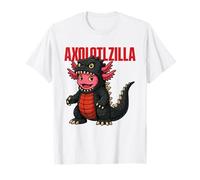 Axolotlzilla Cute Axolotl Halloween Costume Boys Girls Kids Maglietta