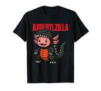 Axolotlzilla Cute Axolotl Halloween Costume Boys Girls Kids Maglietta