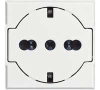 Presa Schuko Bticino Axolute FLAT Con protezione Bianca 10/16A HD4140/16F
