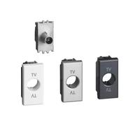 Presa Tv e Sat Bticino Axolute Scura Diretta Connettore Maschio H4202D