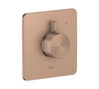 AXOR Citterio C miscelatore monocomando Cubic cut, per vasca e doccia, 49451310, Citterio C oro rosa spazzolato [Rubinetteria Bagno > Rubinetteria Doccia]