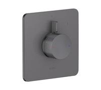 AXOR Citterio C miscelatore monocomando Cubic cut, per vasca e doccia, 49651340, Citterio C nero cromato spazzolato [Rubinetteria Bagno > Rubinetteria Doccia]