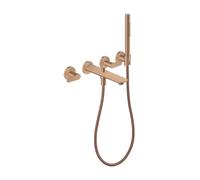 AXOR Citterio C rubinetto vasca da incasso Cubic cut miscelatore a due comandi, 49481310, Cubic cut Citterio C oro rosso spazzolato [Rubinetteria Bagno > Rubinetteria Vasca]