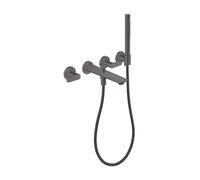 AXOR Citterio C rubinetto vasca da incasso, miscelatore a due comandi, 49480340, Citterio C nero cromato spazzolato [Rubinetteria Bagno > Rubinetteria Vasca]