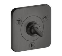 AXOR Citterio E deviatore da incasso, 36772340, Citterio E nero cromato spazzolato [Rubinetteria Bagno > Rubinetteria Doccia]