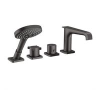 AXOR Citterio E rubinetto bordo vasca, termostatico, 36411340, Citterio E nero cromato spazzolato [Rubinetteria Bagno > Rubinetteria Vasca]