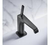 AXOR Citterio E rubinetto lavabo 125, 36101340, 125 Citterio E nero cromato spazzolato [Rubinetteria Bagno > Rubinetteria Lavabo]