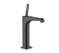 AXOR Citterio E rubinetto lavabo 190 con corpo del rubinetto rialzato, 36103340, 190 Citterio E nero cromato spazzolato [Rubinetteria Bagno > Rubinetteria Lavabo]