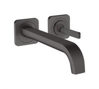 AXOR Citterio E rubinetto lavabo a parete, 36106340, Citterio E nero cromato spazzolato [Rubinetteria Bagno > Rubinetteria Lavabo]