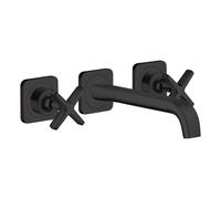 AXOR Citterio E rubinetto lavabo a parete, 36107670, Citterio E nero opaco [Rubinetteria Bagno > Rubinetteria Lavabo]