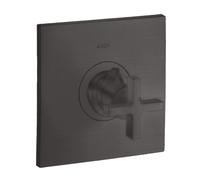 AXOR Citterio Highflow rubinetto doccia da incasso con termostatico, 39716340, Citterio Highflow nero cromato spazzolato [Rubinetteria Bagno > Rubinetteria Doccia]