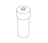 AXOR Citterio ricambio inserto in vetro per dispenser per lozione, 41599000, Citterio satinato [Accessori Bagno > Accessori per Accessori Bagno]
