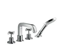 hansgrohe AXOR Citterio 4 trous pour bordure de carrelage avec poignées transversales, 39453000, 39453000, Colorazione: cromo